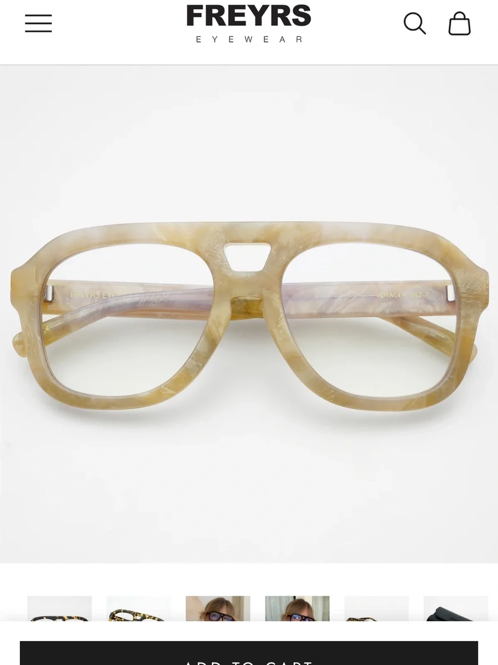 Freyrs voyager reading glasses unisex 2.5 blue light $85